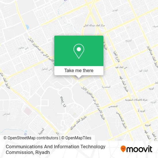Communications And Information Technology Commission map