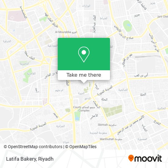 Latifa Bakery map