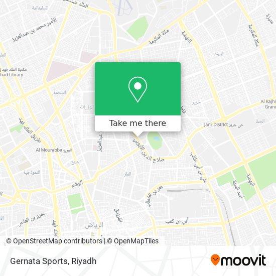 Gernata Sports map