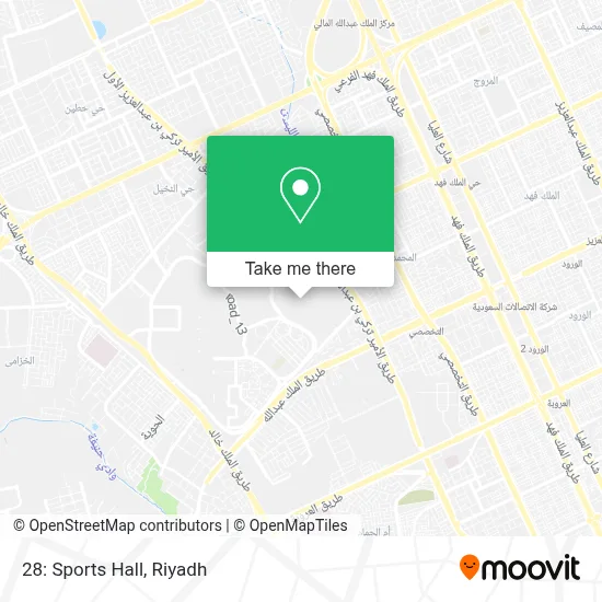 28: Sports Hall map