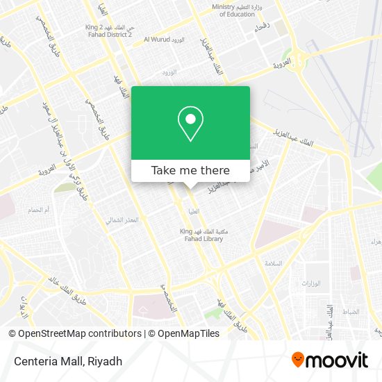 Centeria Mall map
