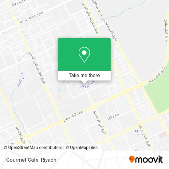 Gourmet Cafe map