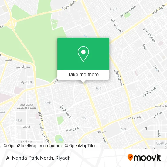 Al Nahda Park North map