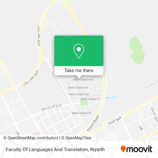 Faculty of Languages and Translation map