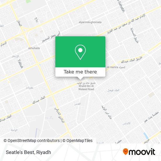 Seatle's Best map