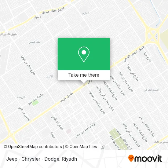 Jeep - Chrysler - Dodge map