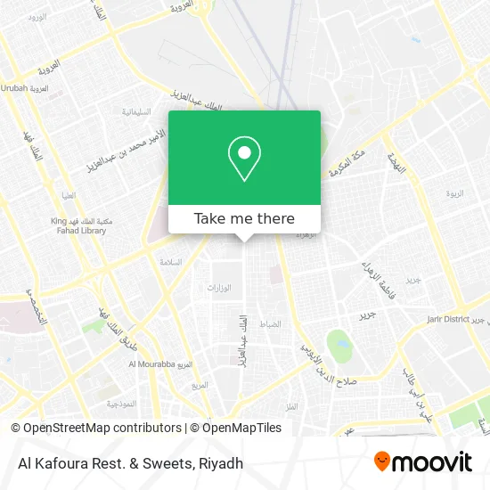 Al Kafoura Restaurant & Sweets map