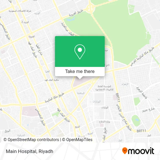 Main Hospital map