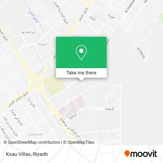 Ksau Villas map