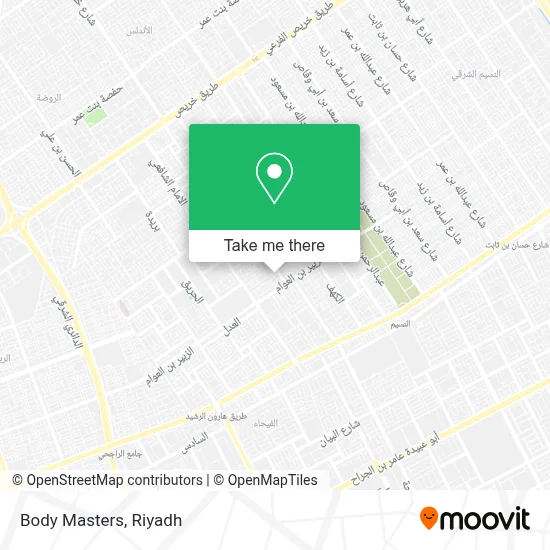 Body Masters map