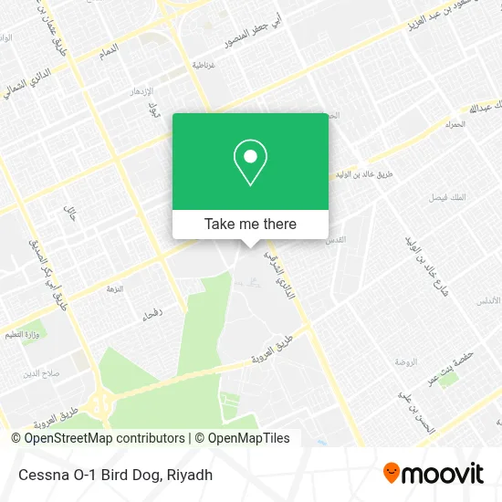 Cessna O-1 Bird Dog map