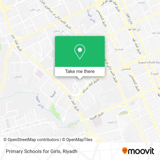 Primary Schools for Girls map