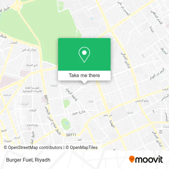 Burger Fuel map