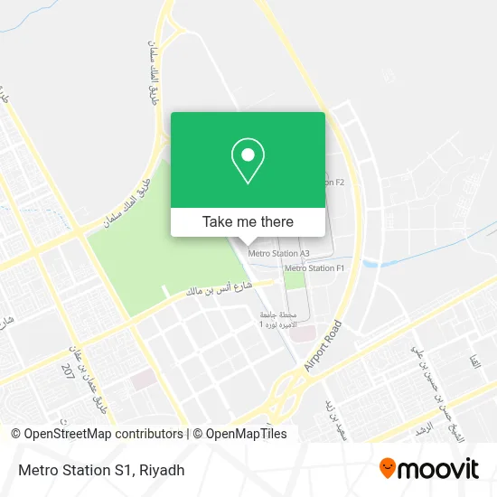 Metro Station S1 map