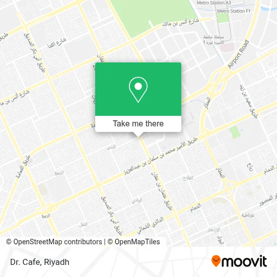 Dr. Cafe map