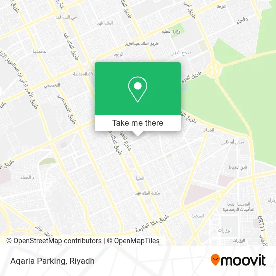 Aqaria Parking map