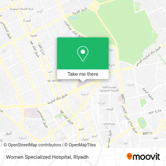 Women Specialized Hospital map