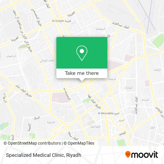 Specialized Medical Clinic map