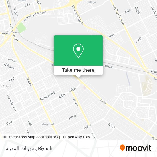 تموينات المدينة map