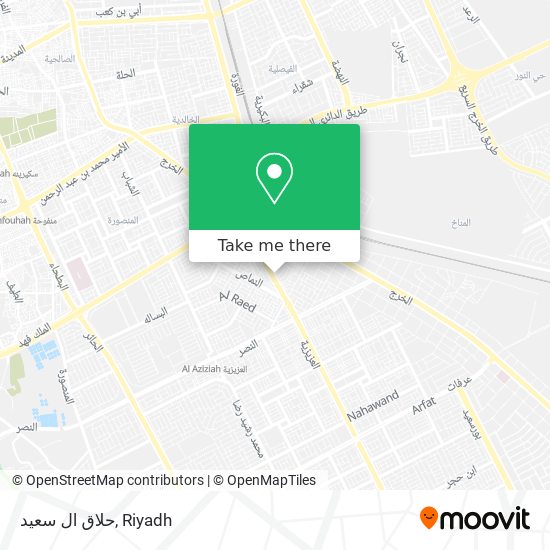 حلاق ال سعيد map