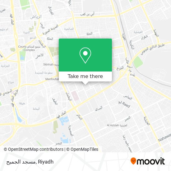 مسجد الجميح map