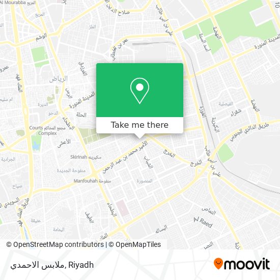 ملابس الاحمدي map