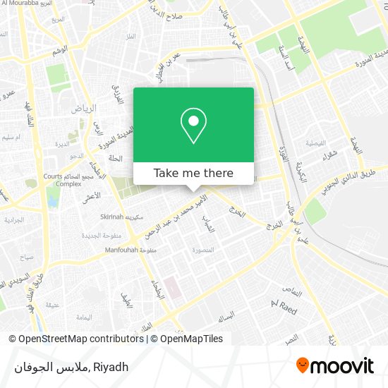 ملابس الجوفان map