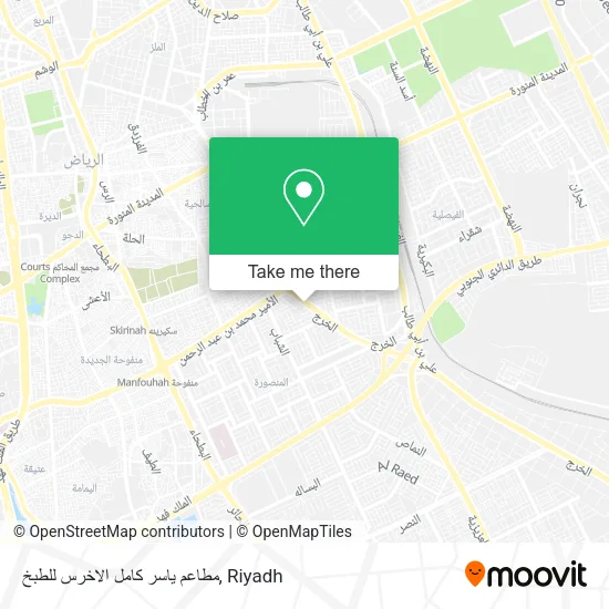 مطاعم ياسر كامل الاخرس للطبخ map