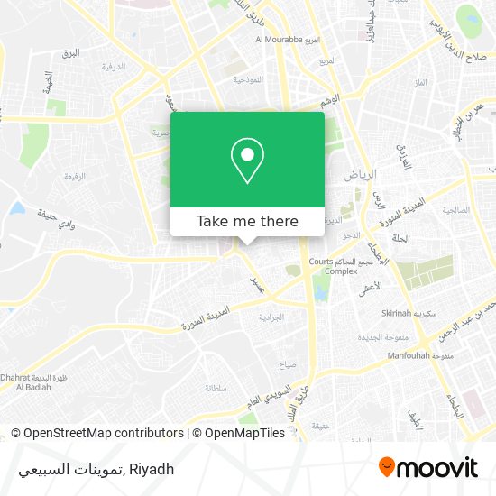 تموينات السبيعي map