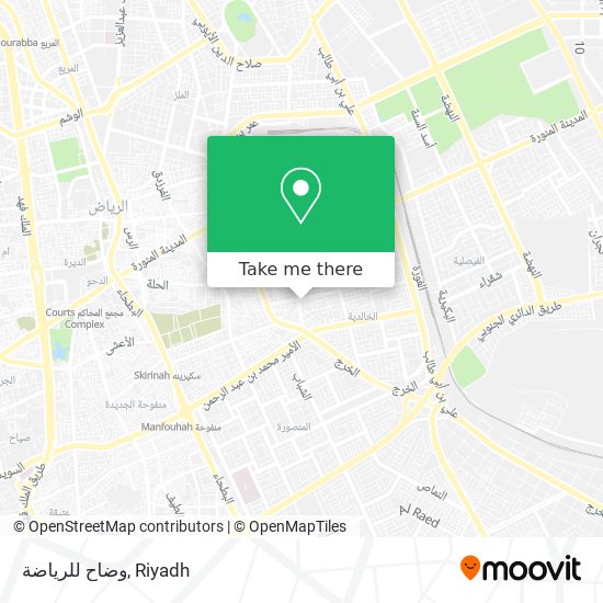 وضاح للرياضة map