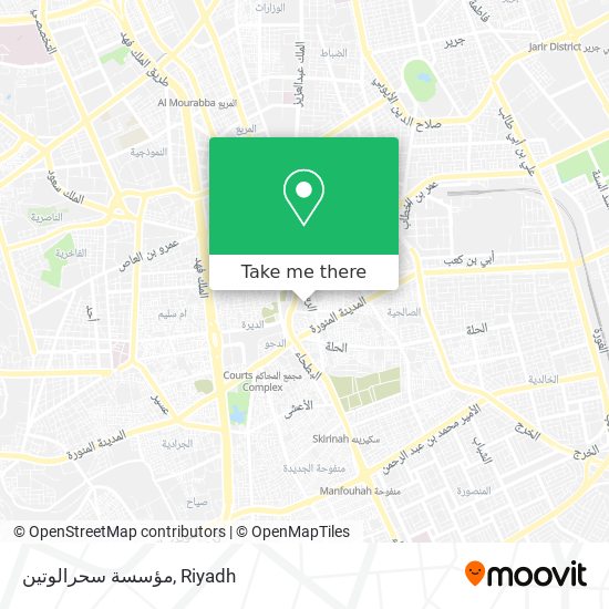 مؤسسة سحرالوتين map