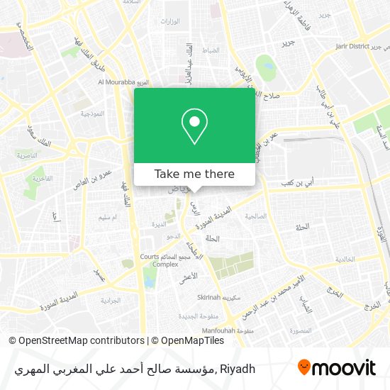 مؤسسة صالح أحمد علي المغربي المهري map