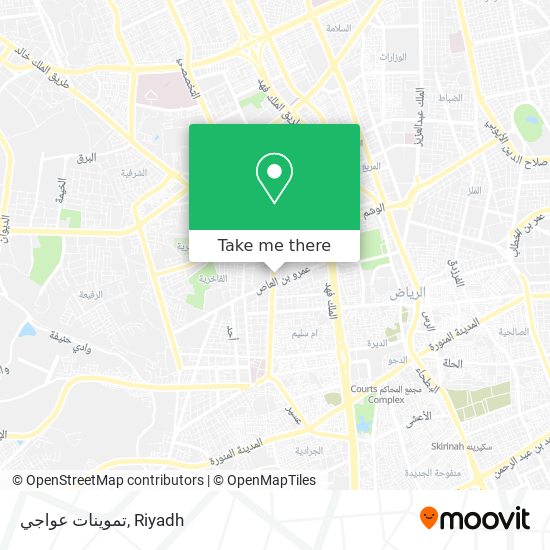 تموينات عواجي map