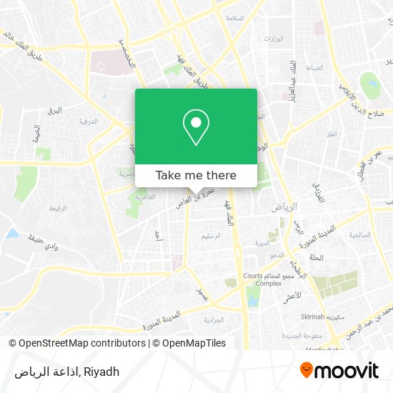 اذاعة الرياض map