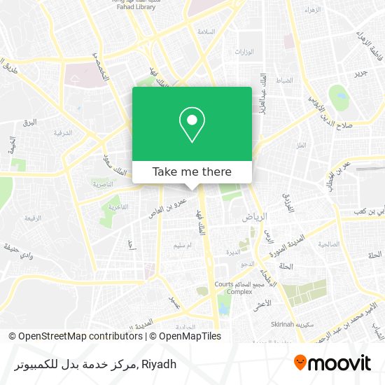 مركز خدمة بدل للكمبيوتر map