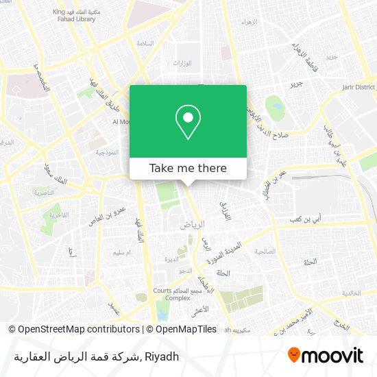 شركة قمة الرياض العقارية map