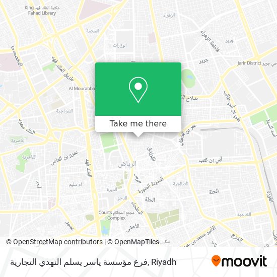 فرع مؤسسة ياسر يسلم النهدي التجارية map