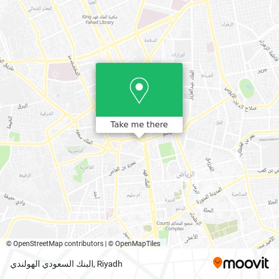 البنك السعودي الهولندي map