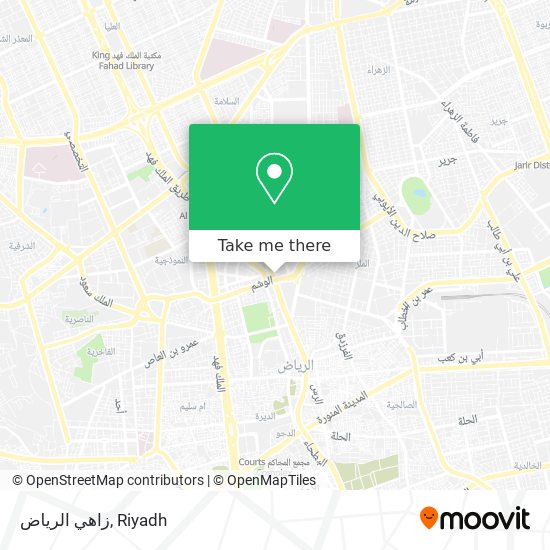 زاهي الرياض map