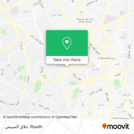 حلاق السبيعي map