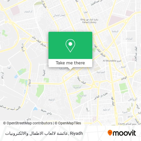 عائشة لالعاب الاطفال والالكترونيات map