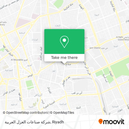 شركة صناعات العزل العربية map