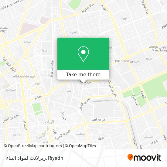 ريرلانت لمواد البناء map