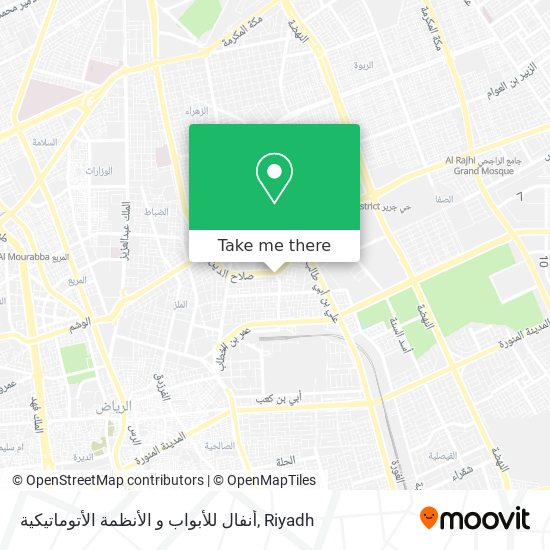 أنفال للأبواب و الأنظمة الأتوماتيكية map