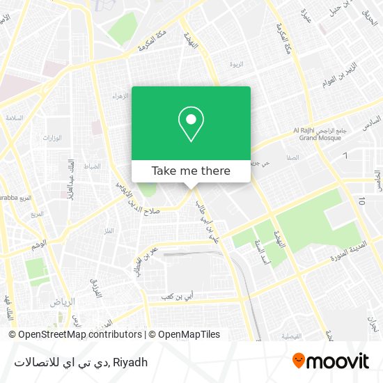 دي تي اي للاتصالات map