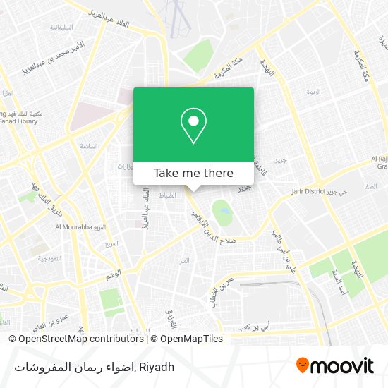 اضواء ريمان المفروشات map