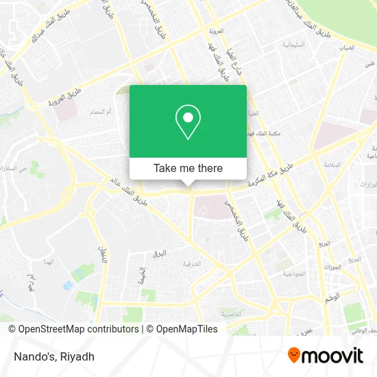 Nando's map