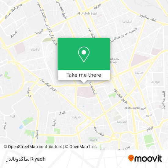 ماكدونالدز map