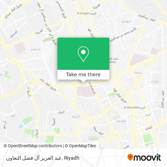 عبد العزيز آل فضل التعاون map