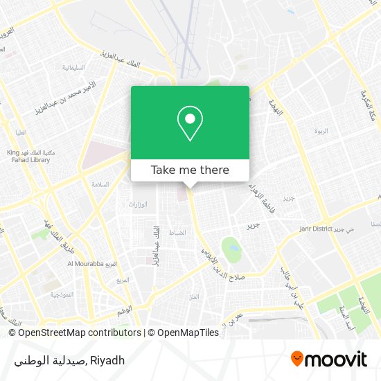 صيدلية الوطني map